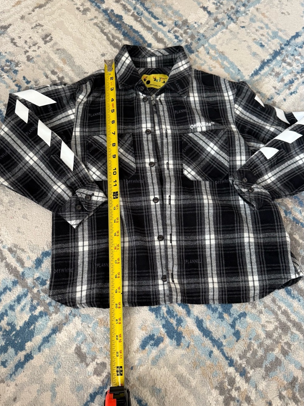 Off-White Kids Flannel Shirt
